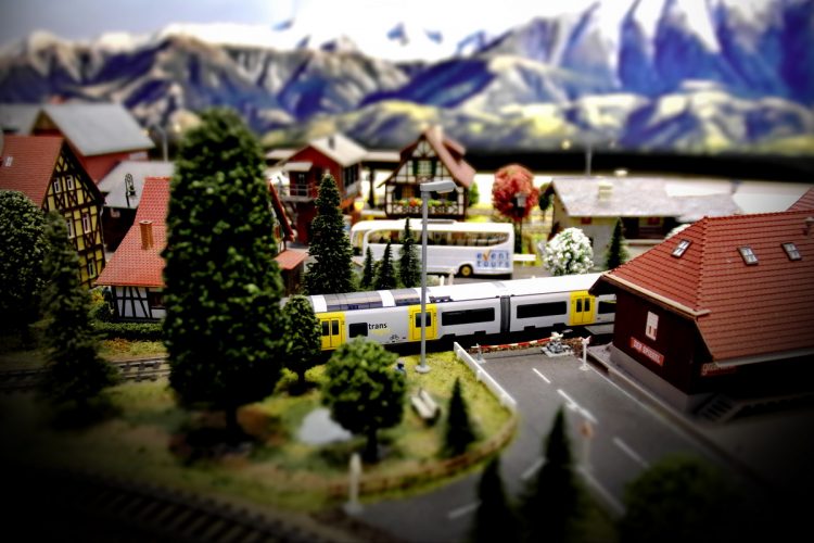 As a lover of model trains, this display at the Samsung booth may be my favorite part of all Photokina – taken using the miniature setting on the NX20