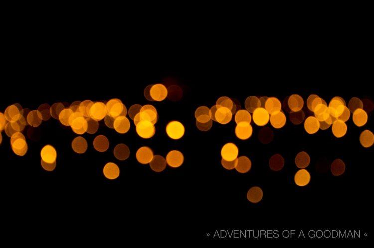 Fun with bokeh at Wat Pan Tao during Asanha Bucha Day