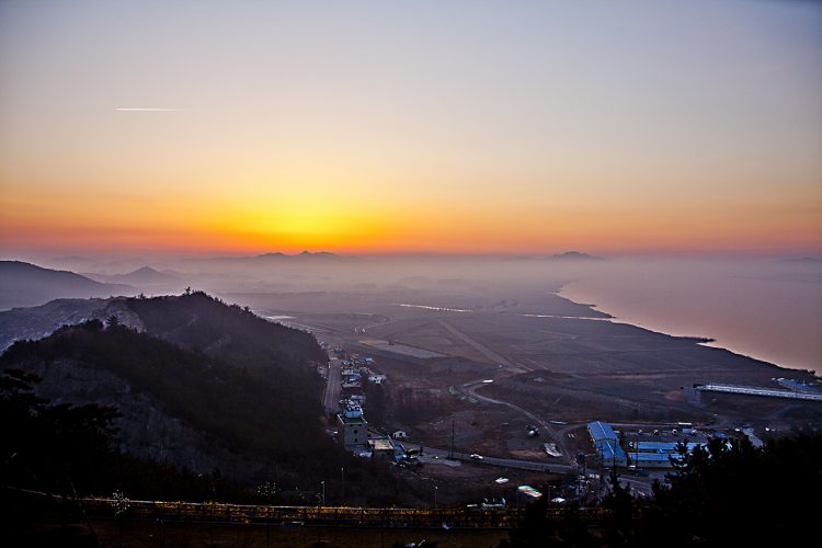 South Korea's Formula 1 Racetrack at Dawn -- photo by Konstantinos Kazantzoglou