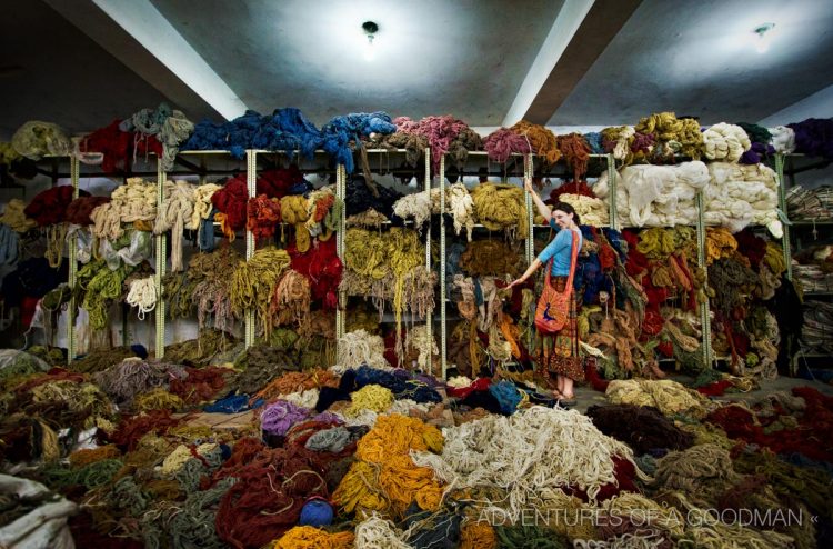 Persian Rug Factory in Agra, India