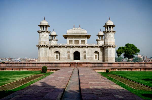 My Postcard Shot of the Tomb of I'Timad-Ud-Daulah - aka, Baby Taj - in Agra, India