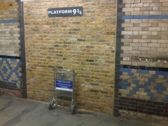 Harry Potter at Kings Cross Station by John Jones