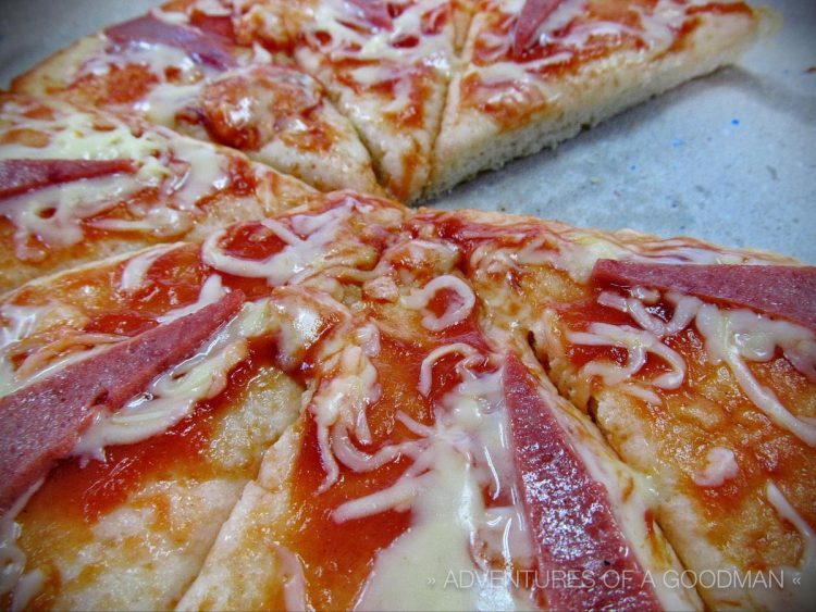 Pizza is a very popular food in the Philippines. Sadly, this is a pizza