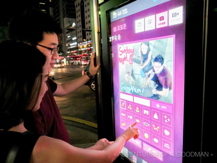 Hitting up the camera mode of the Media Post in Gangnam, Seoul, South Korea