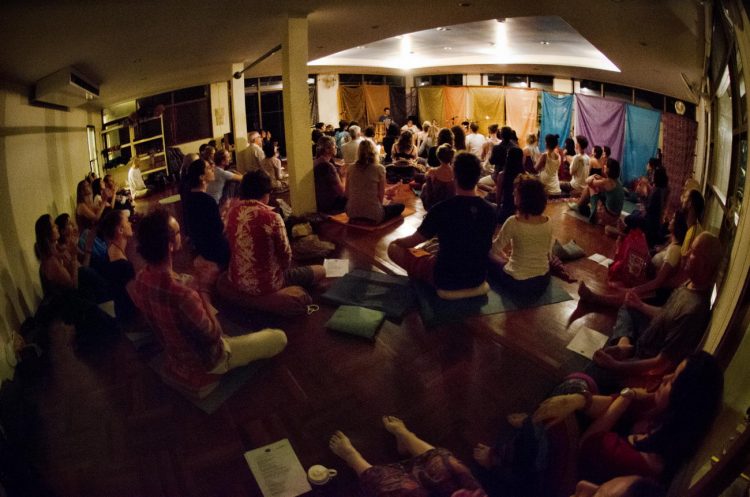 This is Yoga Tree: one of Carrie’s favorite places in Chiang Mai. They often have events, such as this Kirtan concert that later had everyone up and dancing without inhibition