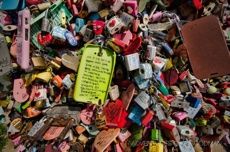 Locks of Love at the N Seoul Tower