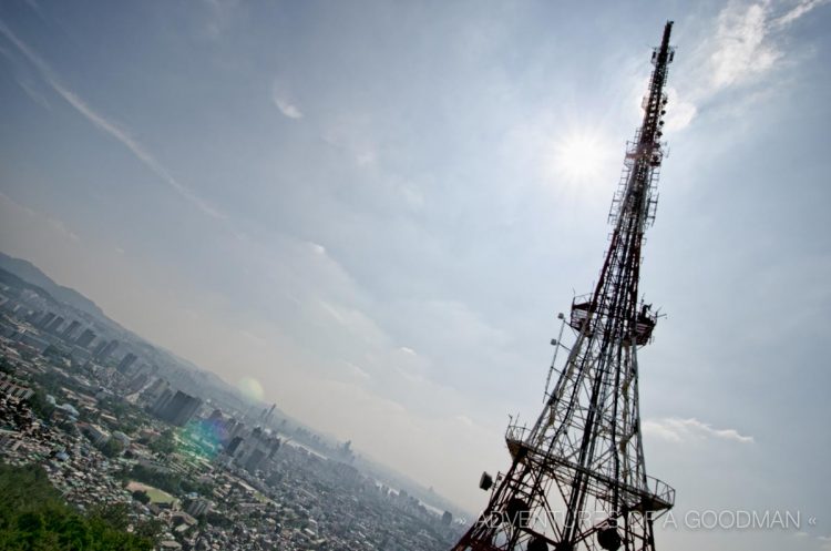 A view of Seoul and the Namsan Mountain Radio Tower