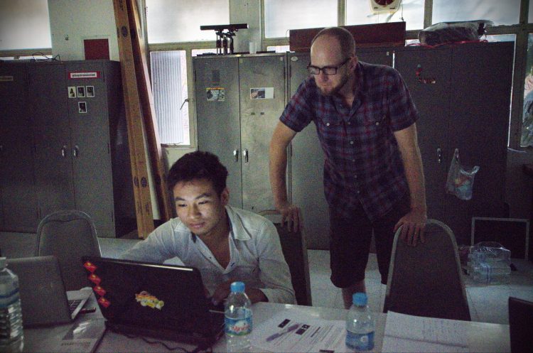 I had the opportunity to teach Photoshop to Burmese refugees with the Burma Rights Network
