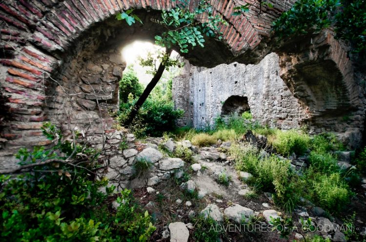 Turkish Bath Ruins at Olympos, Turkey