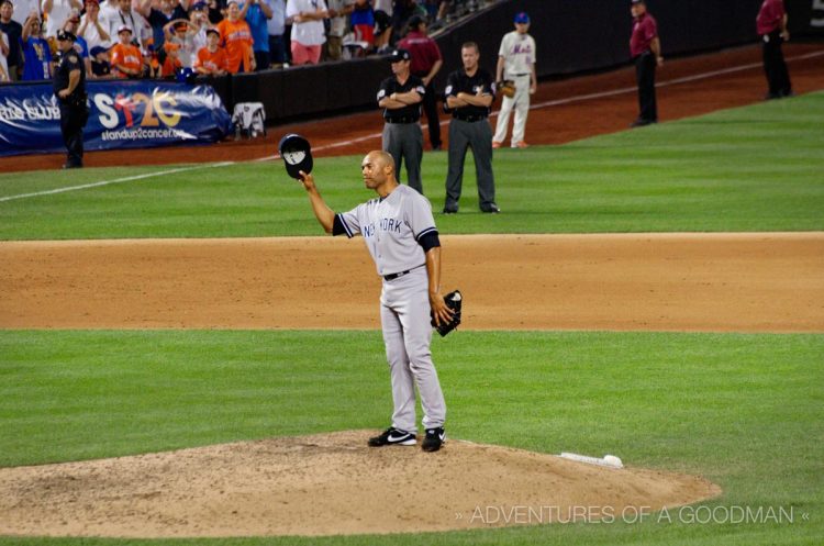 An appreciative Mariano Rivera