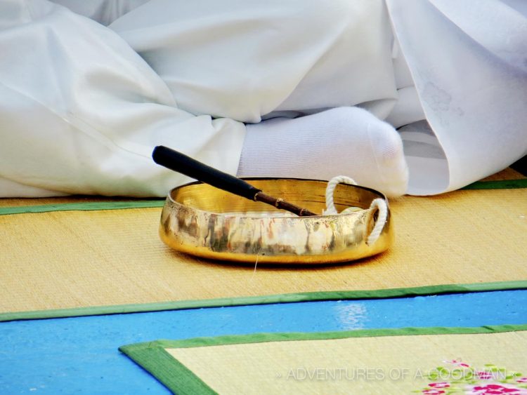 A gong that the Pangmul band uses