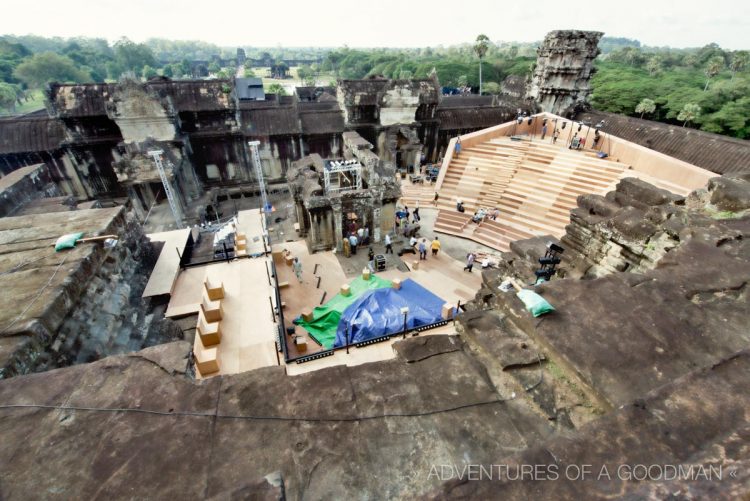 I can only imagine the awesomeness of going to a special event in the inner courtyard of Angkor Wat!