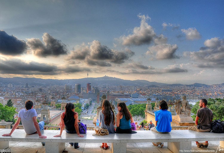 Barcelona skyline - photography by morBCN