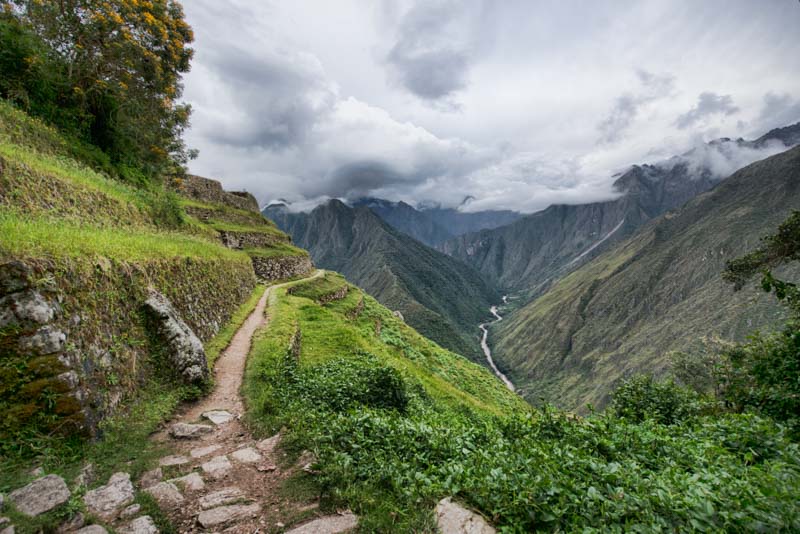Sitting above Aguas Callientes and facing Machu Picchu Mountain, the Intipata ruins are a spectacular place to rest after conquering the Gringo Killer.