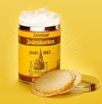 A traditional Dutch Jodenkoeken -- Photo courtesy of Davelaar