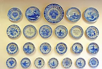 A collection of fine Delftware -- photograph by Dennis Jarvis