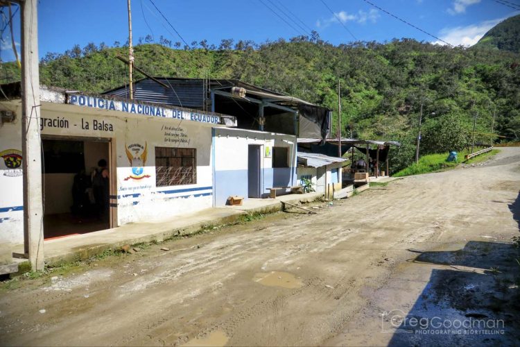 The Ecuador Migration office in La Balsa.
