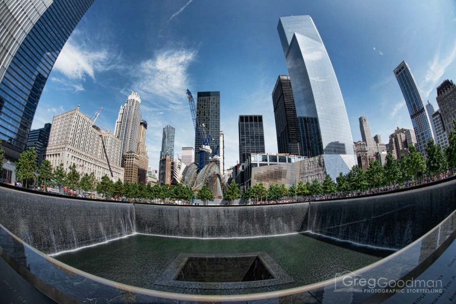 Ground Zero and the 9/11 National Memorial are surrounded by a constant flurry of construction, business and tourism.