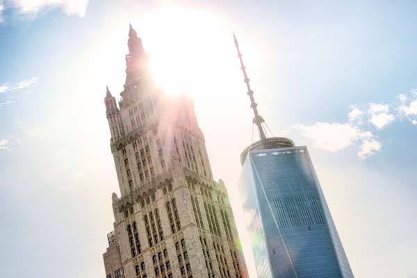 The Woolworth Building and the Freedom Tower - New York City’s first and biggest skyscrapers