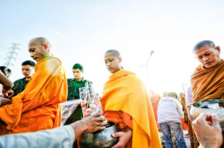 You can imagine the sheer quantity of food the monks received