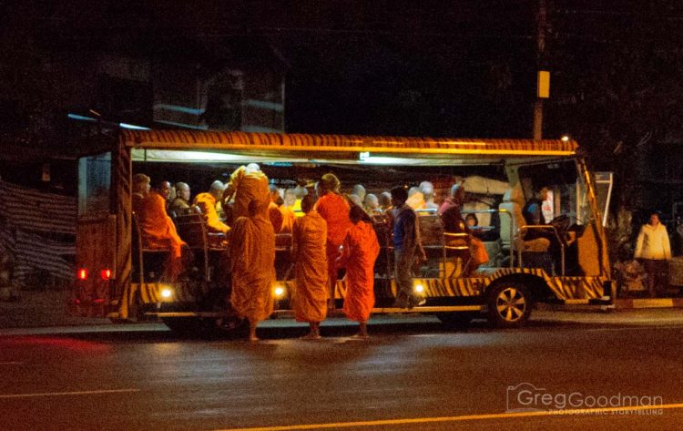 I'm not sure, but I imagine these shuttle buses were borrowed from the zoo or night safari