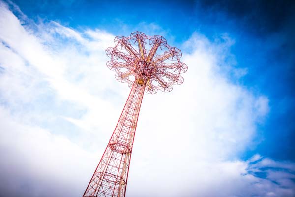 The famous Parachute Jump in Coney Island - Brooklyn, NYC