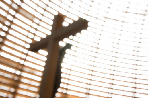 A cross inside the Cathedral of Christ of the Light in Oakland, California