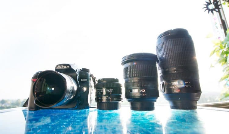 Nikon D7000 and lenses