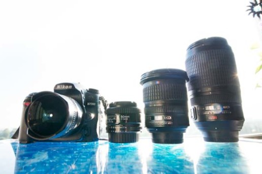 Nikon D7000 and lenses
