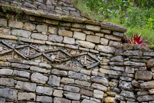 Beautifully restored carvings at the Kuelap ruins