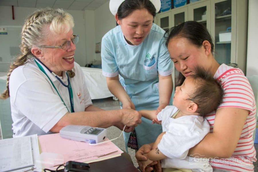 Opening clinic - Alliance for Smiles - Mission to XingYi, China