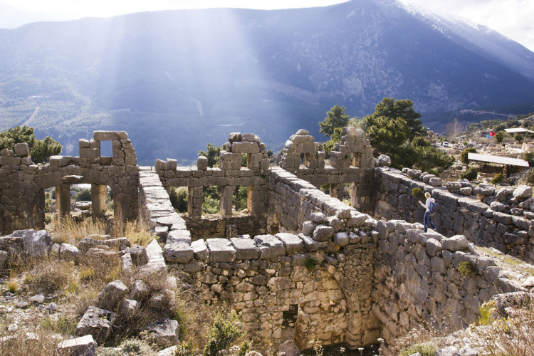 Ruins of Arykanda - Photograph by William Neuheisel