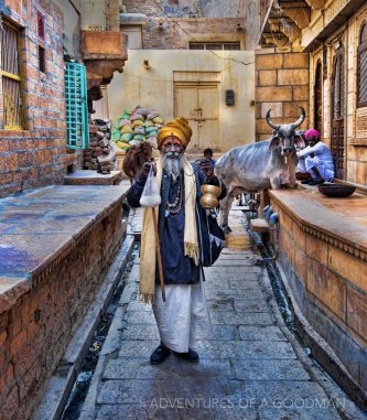 A baba in Jaisalmer, India