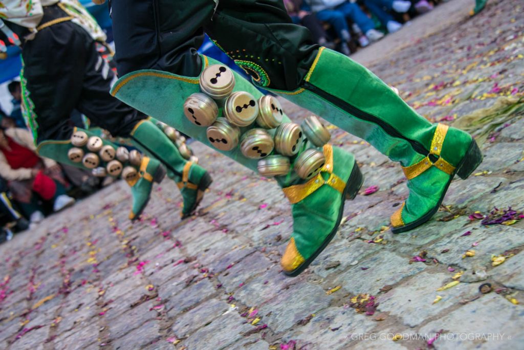 The men’s feet were just as decorated as the women’s