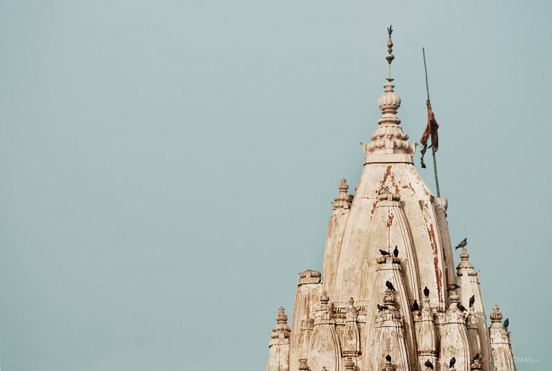 A traditional temple in Varanasi, India