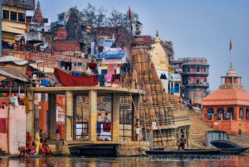 The ancient city of Varanasi is full of temples in all shapes and sizes