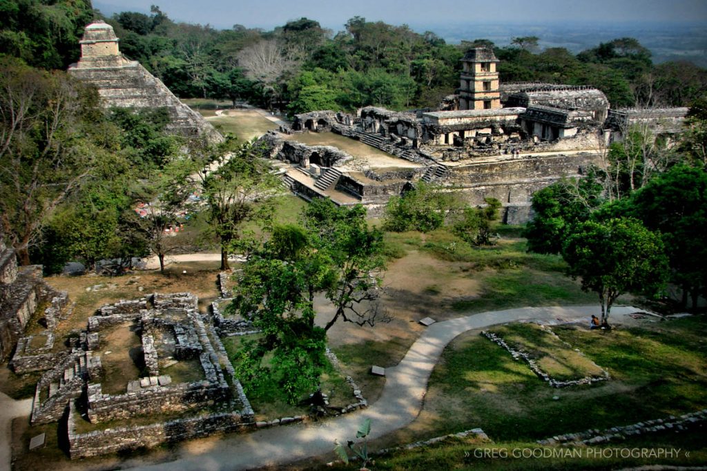 The Mayan ruins of Palenque in Mexico