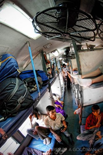 Inside an Indian Train Car