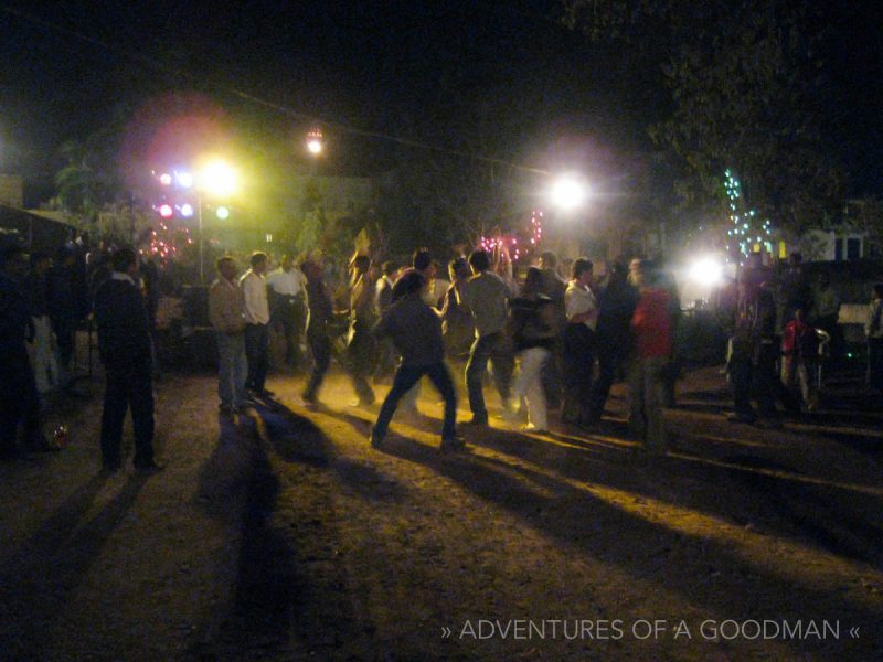 A New Year's Eve dance party in Udaipur