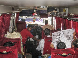 AirCon Mini Bus Interior - Sri Lanka
