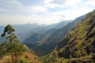 The hills surrounding Kodaikanal, India