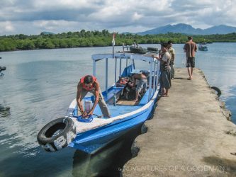 Our scuba diving boat in Lovina, Bali, Indonesia