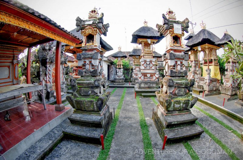 Traditional architecture in Ubud, Bali, Indonesia