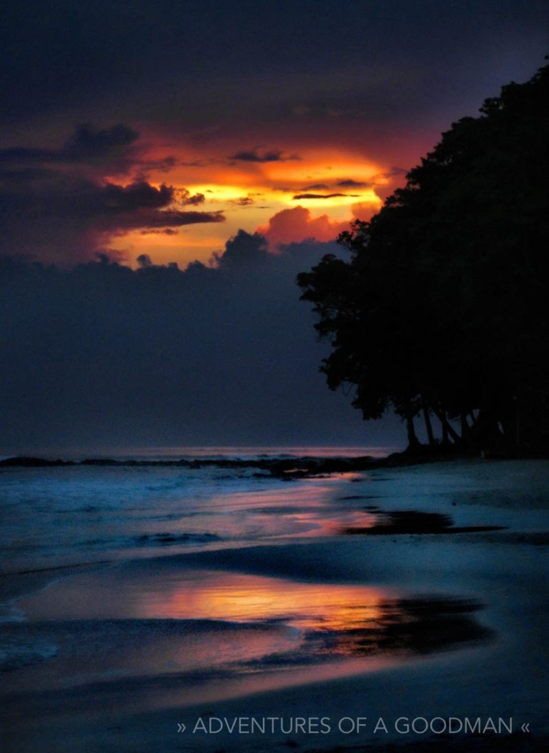 Sunset over "Beach 7" on Havelock Island, Andaman, India