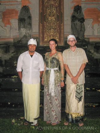 Traditional Balinese dress