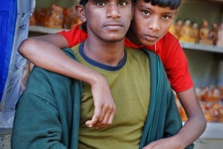 Souvenir vendors in Adam's Peak, Sri Lanka