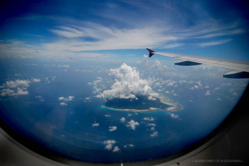 Havelock Island from the air