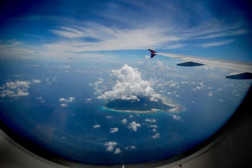 Havelock Island from the air