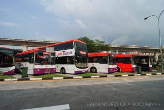 Local buses in Singapore