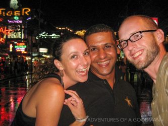 Carrie, Tut and me in Patong, Phuket